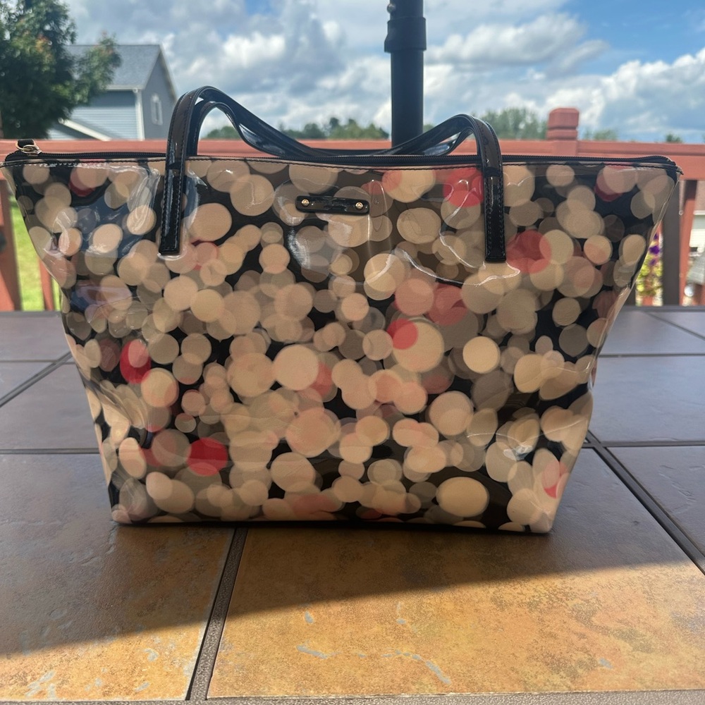 Kate Spade NY Cherry Terrace FestiveTote Bubble Tote Bag